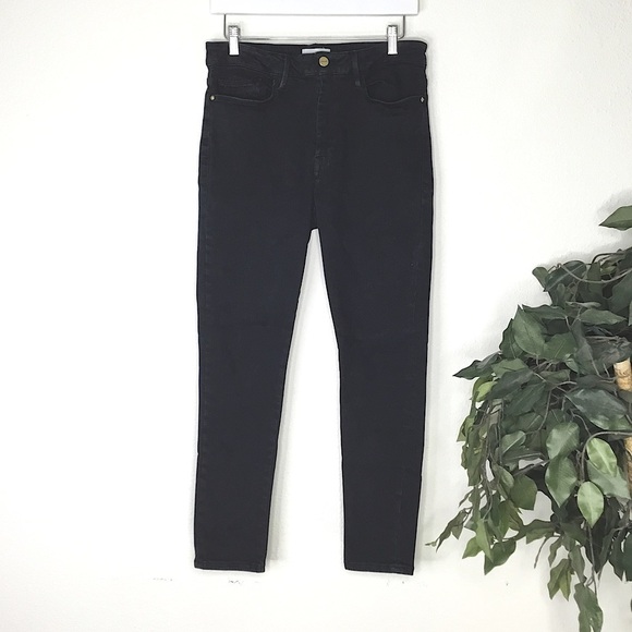 Frame Black Le One Skinny Jeans